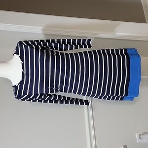 Southern Tide Coastline Striped Performance Dress